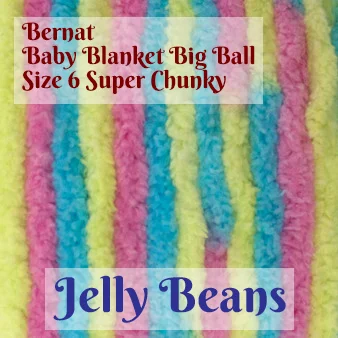 Bernat Baby Blanket Big Ball Yarn, Raspberry Kisses, 1 Unit, 10.5 oz