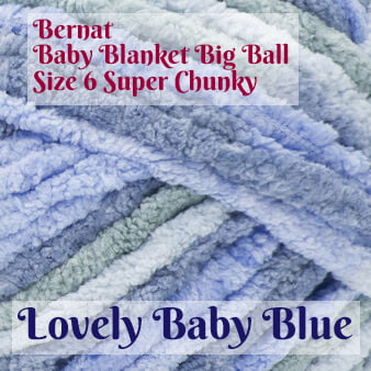 BABY BLANKET yarn by Bernat - Big Ball - BABY GREY - Magic Hour Yarn Shop