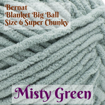 Bernat Blanket Big Ball Yarn - Gathering Moss, Multipack of 12 
