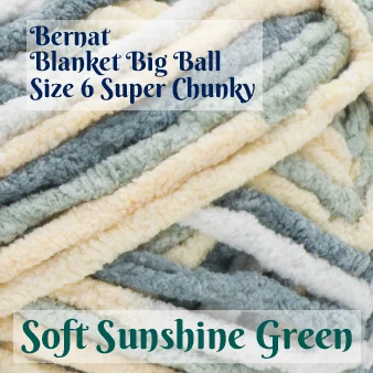 Bernat Blanket #6 Super Bulky Polyester Yarn, Purple Haze 10.5oz/300g, 220 Yards (4 Pack), Size: Four-Pack