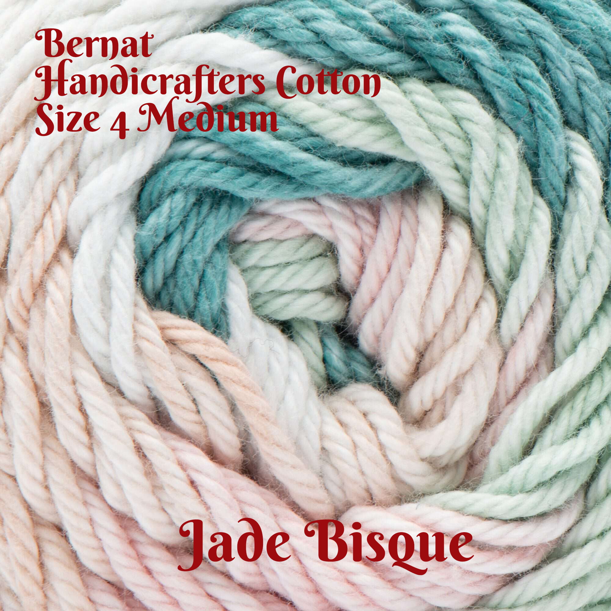 Bernat Handicrafter Cotton Yarn - Big Ball (4 - Medium) By Bernat
